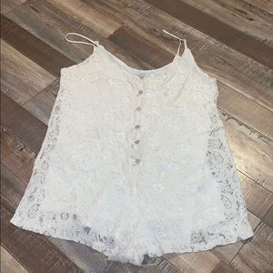 Kimchi Blue Lace Romper Size Small